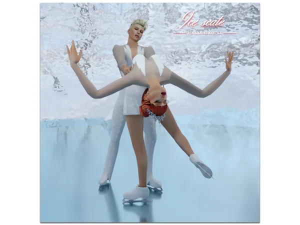 Mix Ice skate - The Sims 4 Custom Content