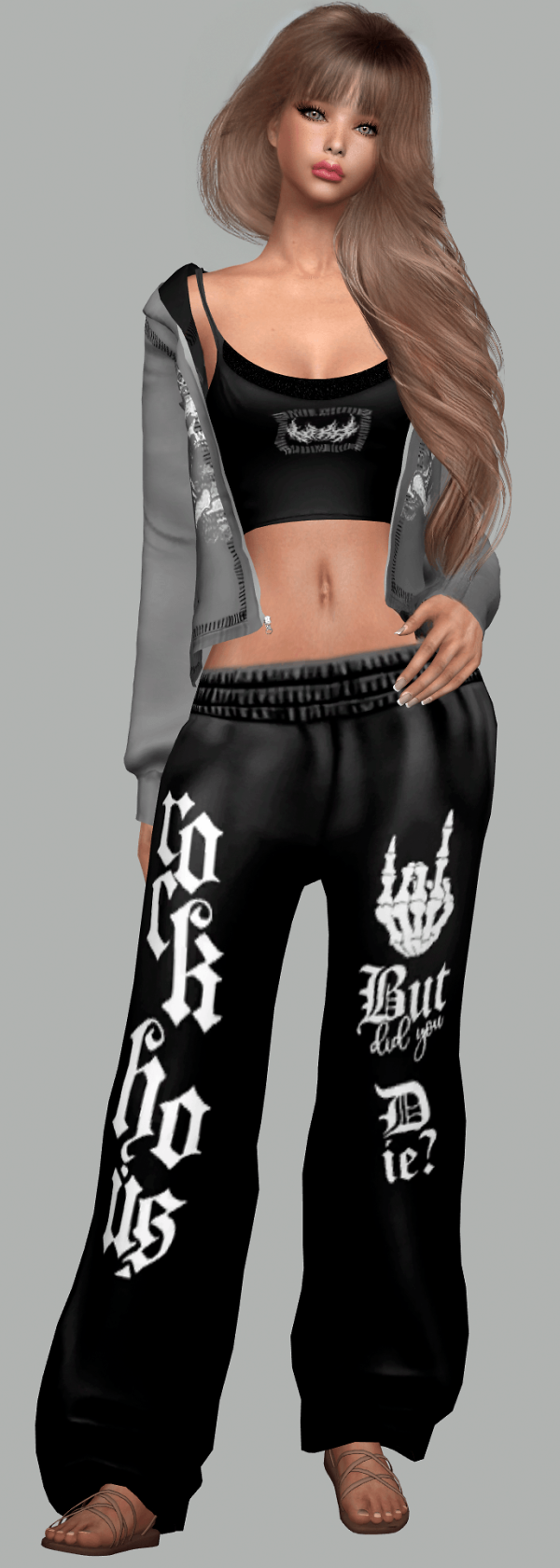 Alpha Boho Summer Pants by simsfinds - The Sims 4 Custom Content