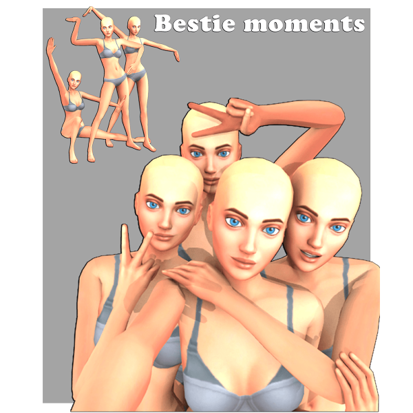 Mix Bestie moments by simmer_creator - The Sims 4 Custom Content