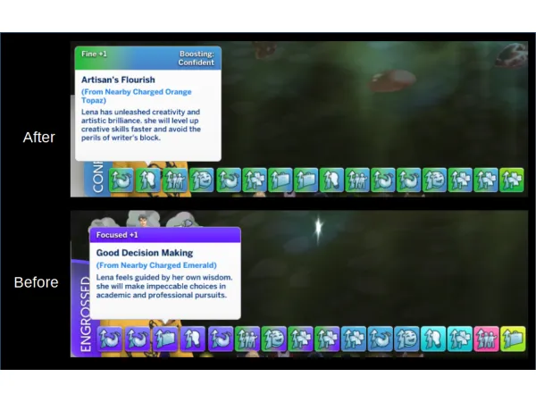 Mix Crystal Charge Buffs are Fine by JungleSim - The Sims 4 Custom Content