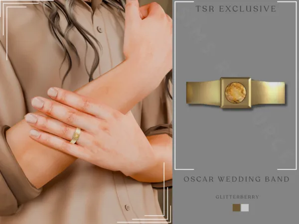 Alpha Oscar Wedding Band - The Sims 4 Custom Content