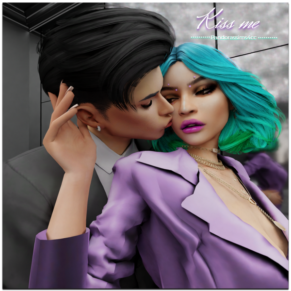 Mix Kiss me by pandorassims4cc - The Sims 4 Custom Content
