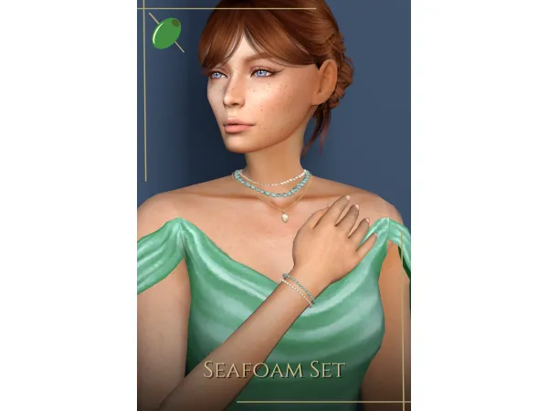 Mix Seafoam Set - The Sims 4 Custom Content