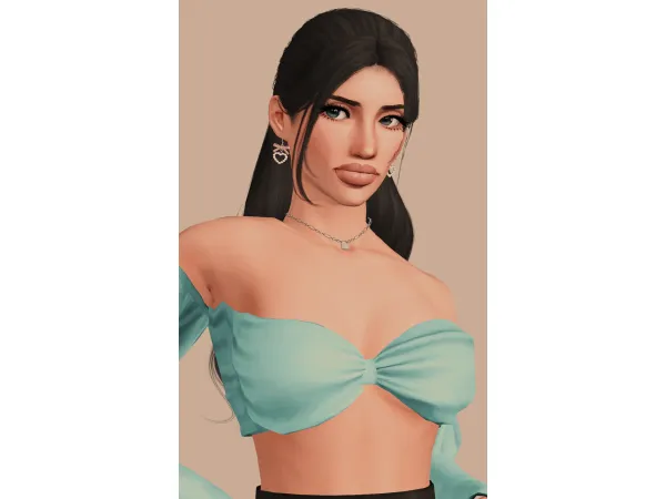 Christopher067 Delicate Earrings by rosegoldplumbob - The Sims 3 Custom Content