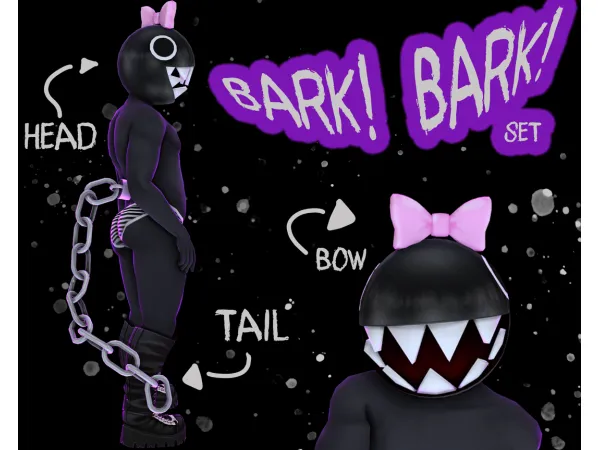 Alpha Bark Bark by OccultRadio - The Sims 4 Custom Content