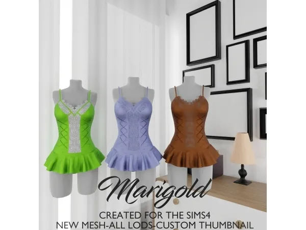 Alpha MARIGOLD IYANA - The Sims 4 Custom Content