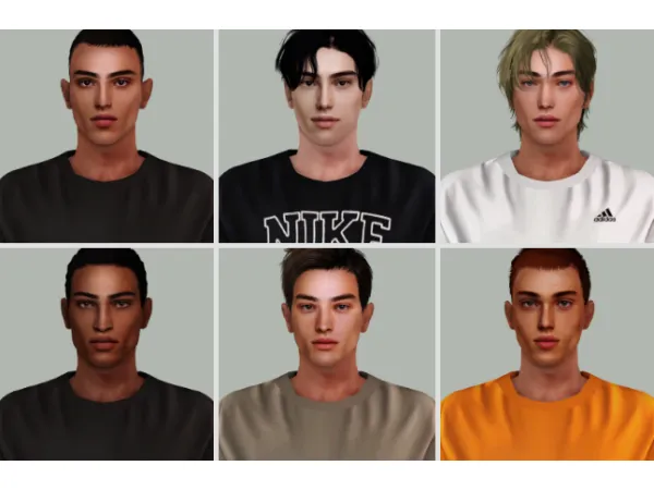 SourLemonSimblr male eyebrows set by sourlemonsimblr - The Sims 3 Custom Content