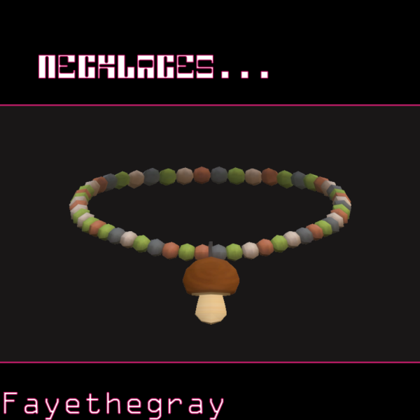 Maxis Match beaded mushroom choker by simsfinds - The Sims 4 Custom Content