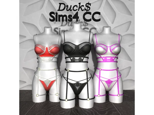 Alpha Ducks_Aci Lingerie - The Sims 4 Custom Content