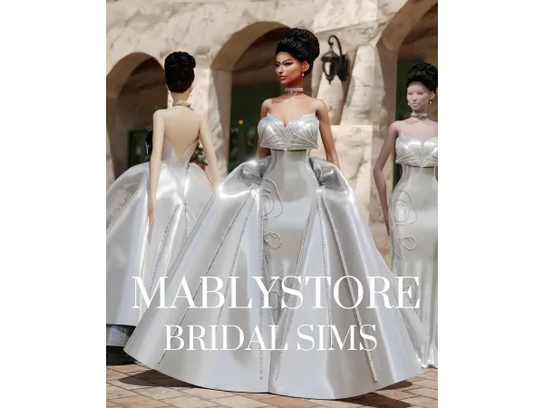 Alpha BRIDAL SIMS by mably - The Sims 4 Custom Content