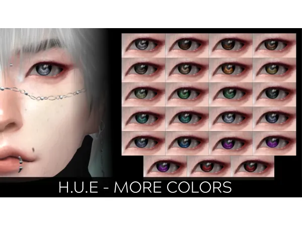 Alpha More Colors Eyes Pack 1 by KOALYNHA - The Sims 4 Custom Content