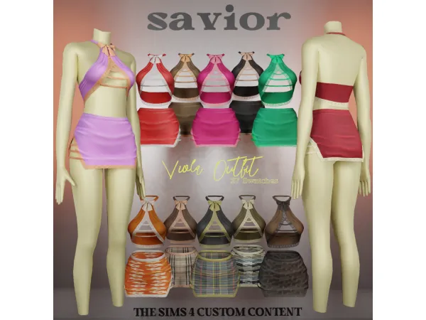 Sims 4 Svr_VioLa Outfit