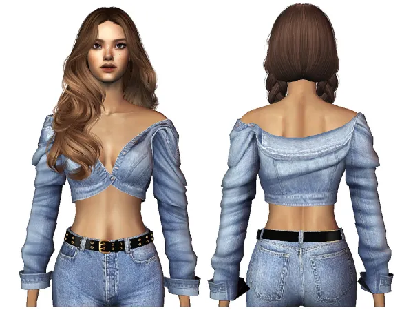 Liss NewBaseBody top by LissChonguk - The Sims 2 Custom Content