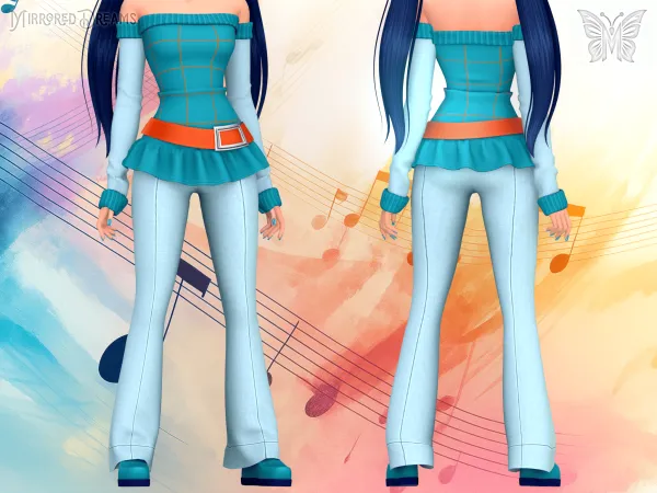 Maxis Match Musa Winx Outfit - The Sims 4 Custom Content