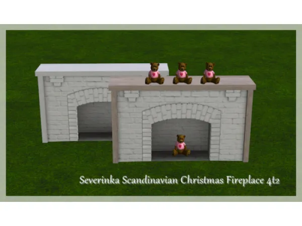 SVChristmasFireplace4t2 by marioneves2 - The Sims 2 Custom Content
