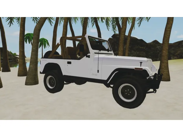 wcif Vovillia 92 Jeep Wrangler Open Top by pinka - The Sims 2 Custom Content