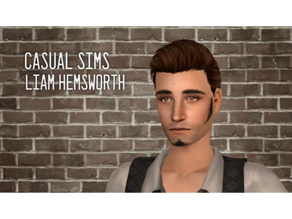 Casual Sims Liam Hemsworth Retextured by timeparadoxsims - The Sims 2 Custom Content