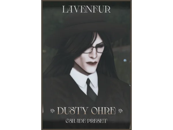 Mix LAVENFUR DUSTY OHRE ( RETRO PRESET ) - The Sims 4 Custom Content