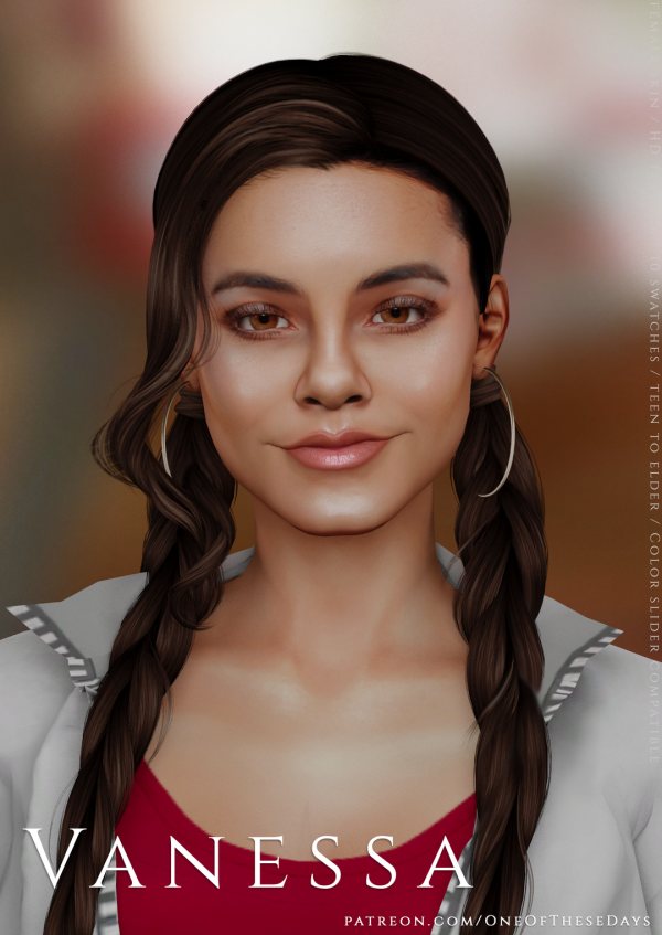 Alpha Vanessa SKIN ( tray files) BFF by oneofthesedays - The Sims 4 Custom Content