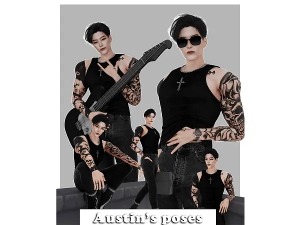 Austin poses By Meow_creator