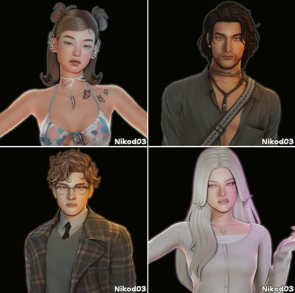 Alpha emoji sims ver2 by nikod03 - The Sims 4 Custom Content