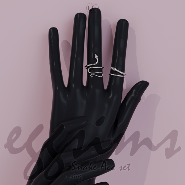 Alpha [EGGSIMS] snake rings by simsfinds - The Sims 4 Custom Content