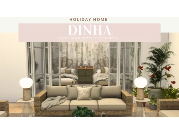 Alpha HOLIDAY HOME DOWNLOAD TOUR CREATORS - The Sims 4 Custom Content