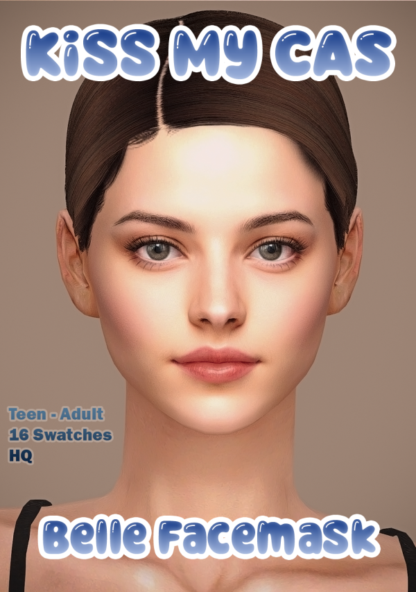 Alpha BELLE FACEMASK by simsfinds - The Sims 4 Custom Content