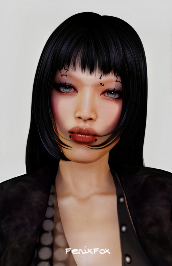 Mix Marielle Johnston by fenixfoxsims - The Sims 4 Custom Content