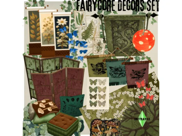 Fairycore Decors Set By Snotra902