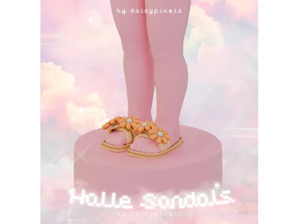 Halle Sandals - Tiny Daze Set by daisypixels