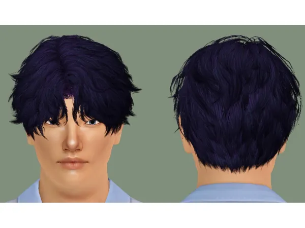 Rafayel Hair conversion by Patt Sims Blog - The Sims 3 Custom Content