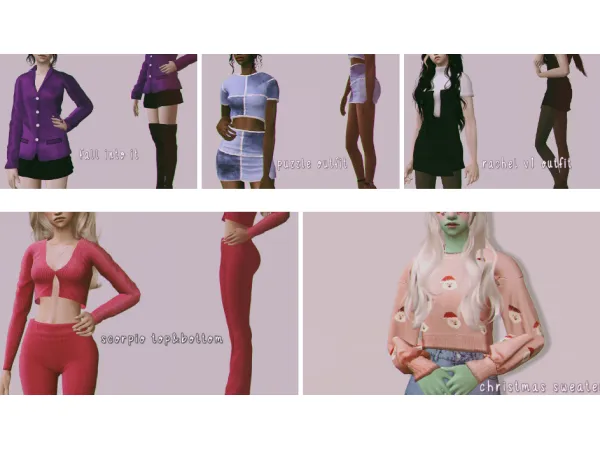 MERRY CHRISTMAS EVE TF CONVERSIONS REQUESTS by caramelsmiles12 - The Sims 2 Custom Content