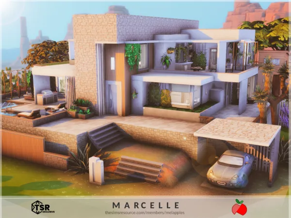 Maxis Match Marcelle no - The Sims 4 Custom Content