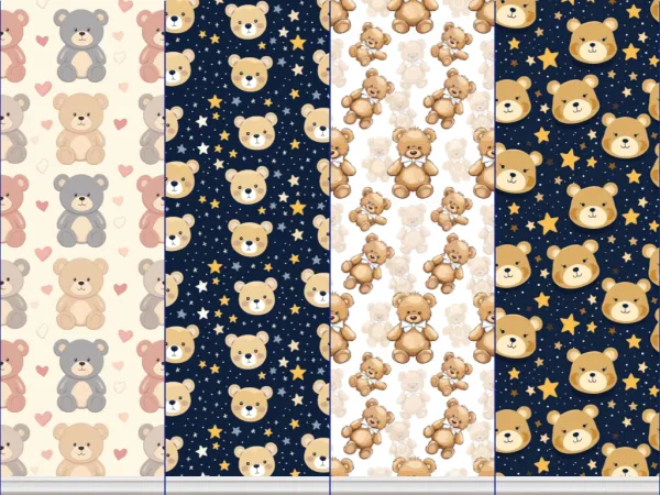 Maxis Match Teddy Wallpapers Paintings Rugs by MDEMDE - The Sims 4 Custom Content