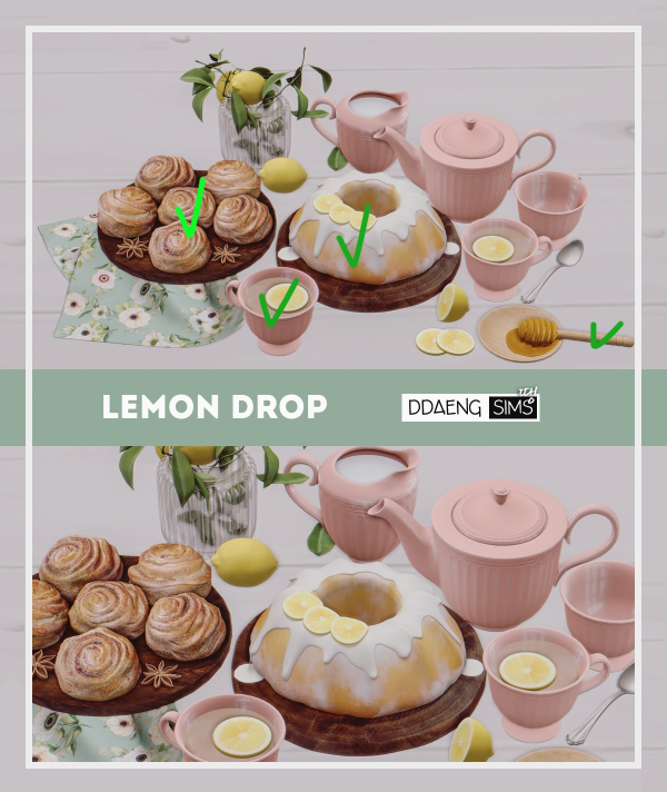 Ddaeng 4t2 Lemon Drop by simsfinds - The Sims 2 Custom Content