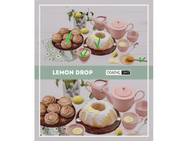 Ddaeng 4t2 Lemon Drop by Vichniovaia Vichnia - The Sims 2 Custom Content