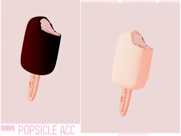 Alpha Popsicle Accessory Poses by simtographies - The Sims 4 Custom Content