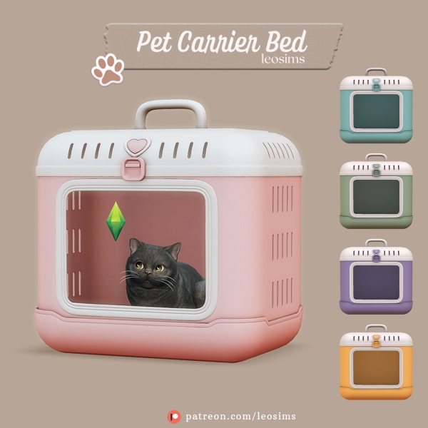 Maxis Match Pet Carrier Bed by leosims4cc - The Sims 4 Custom Content