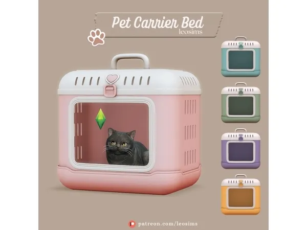 Maxis Match Pet Carrier Bed - The Sims 4 Custom Content