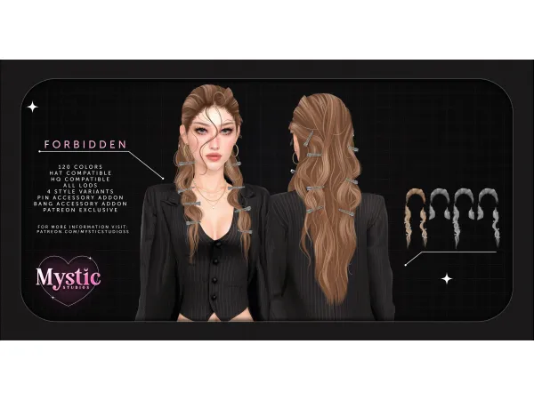 Alpha Mystic Studios Forbidden - The Sims 4 Custom Content