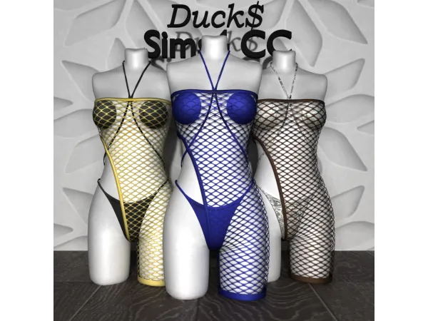 Alpha Ducks_Eztyy Lingerie - The Sims 4 Custom Content