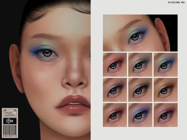 Alpha K Beauty Eyeshadow by cosimetic - The Sims 4 Custom Content