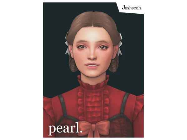Maxis Match Pearl Hair Accessory by jo_se_oh - The Sims 4 Custom Content