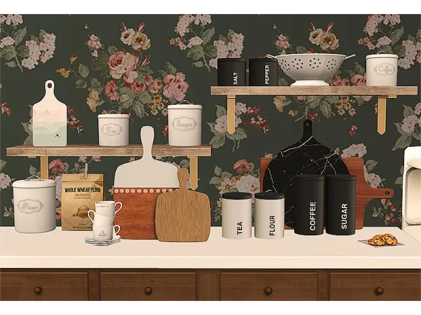 Severinka kitchen clutter belles by mira - The Sims 2 Custom Content