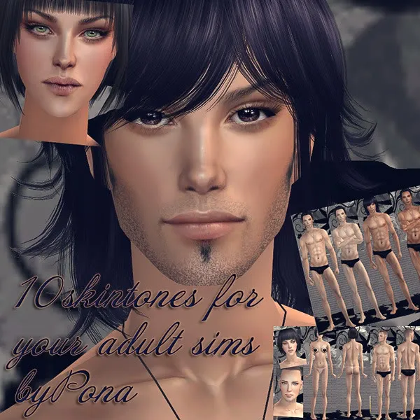 skintone Pale by simsfinds - The Sims 2 Custom Content