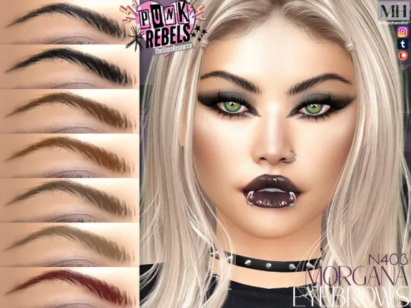 Punk Rebels Morgana Eyebrows N403