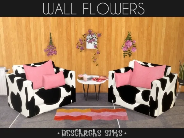Mix Wall Flowers - The Sims 4 Custom Content