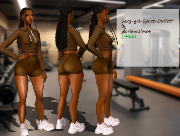 sexy gal tinyx hoodie pack by simsfinds - The Sims 2 Custom Content