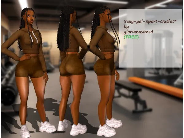 sexy gal tinyx hoodie pack by afrosimmer - The Sims 2 Custom Content